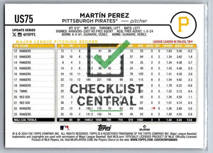 2024 Topps Update Martín Perez #US75
