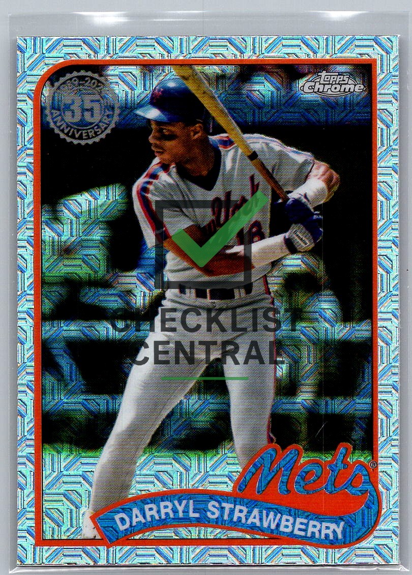 2024 Topps Update '89 Topps Silver Pack Chrome Darryl Strawberry #T89CU22