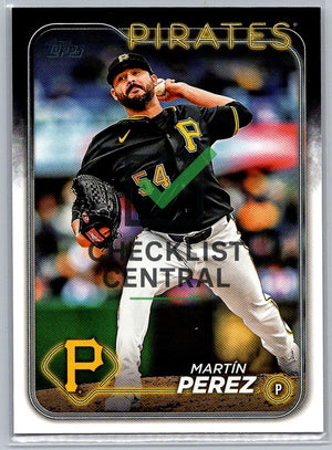2024 Topps Update Martín Perez #US75