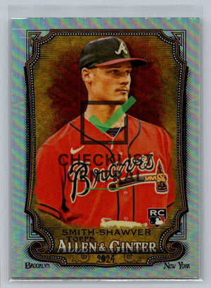 2024 Topps Allen & Ginter Refractor A.J. Smith-Shawver #27