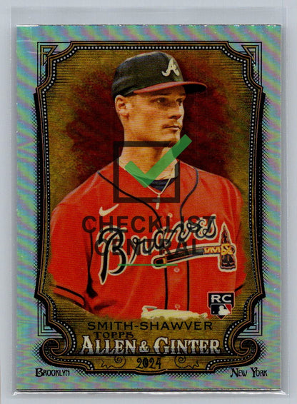 2024 Topps Allen & Ginter Refractor A.J. Smith-Shawver #27