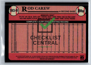 2024 Topps Update '89 Topps Silver Pack Chrome Rod Carew #T89CU89