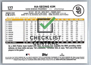 2024 Topps Ha-Seong Kim #127