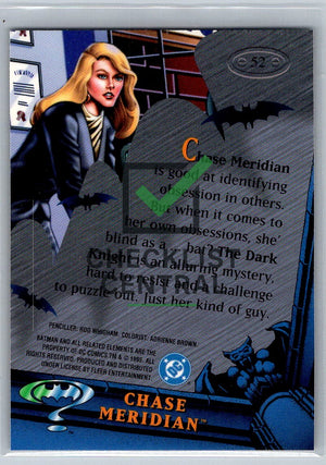 1995 Fleer Metal Batman Forever Chase Meridian #52