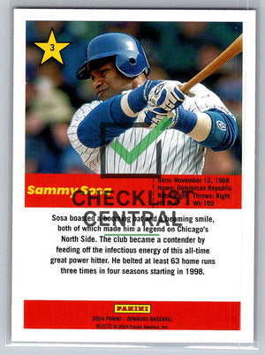 2024 Donruss Action All-Stars Sammy Sosa #3