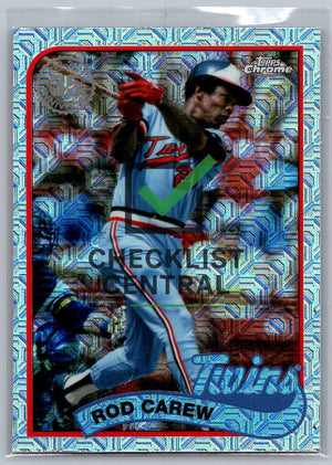 2024 Topps Update '89 Topps Silver Pack Chrome Rod Carew #T89CU89