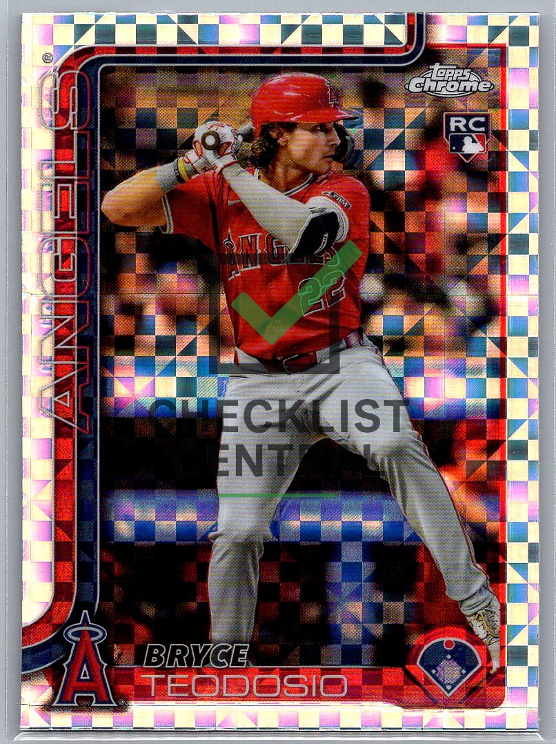 2025 Topps Chrome X-Fractors Bryce Teodosio #198
