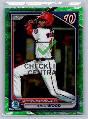 2024 Bowman Chrome Lunar Glow Refractors James Wood #BCP-91