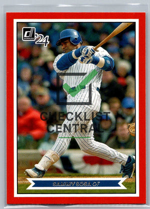 2024 Donruss Action All-Stars Sammy Sosa #3