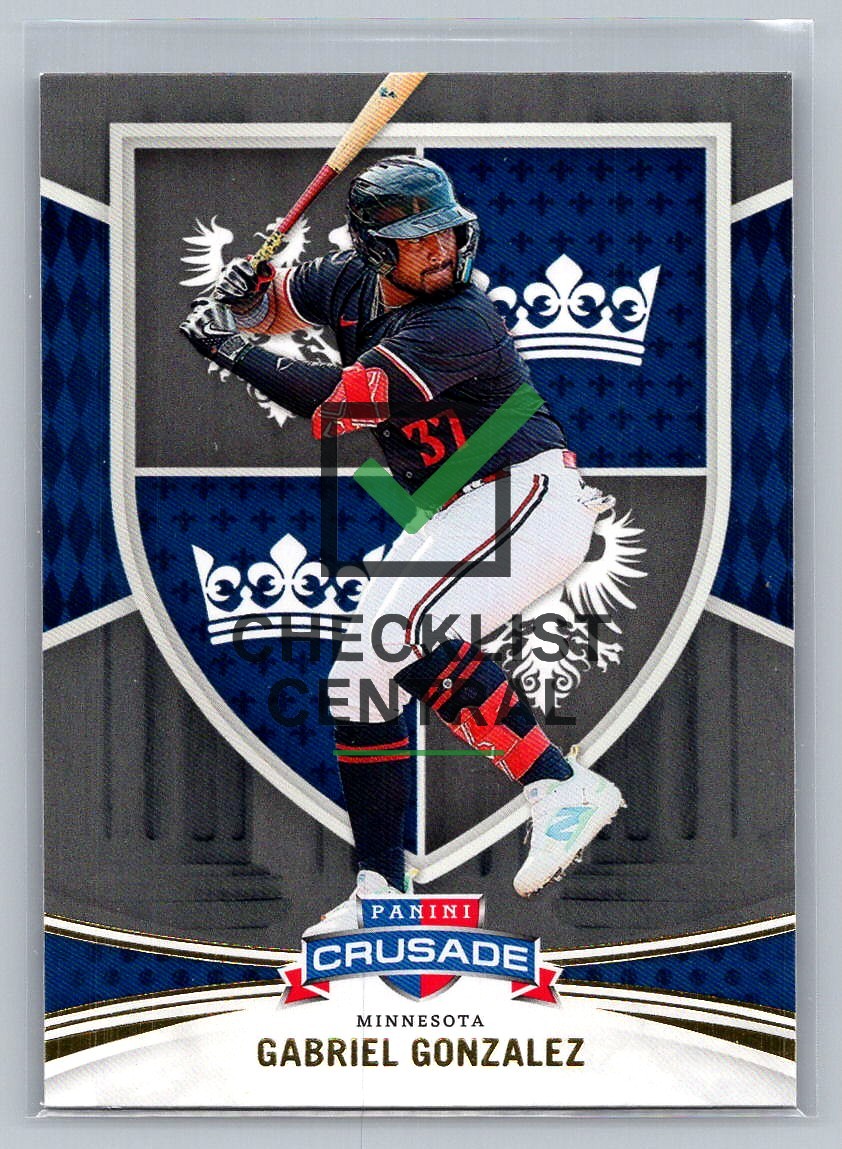 2024 Panini Crusade Silver Gabriel Gonzalez #23