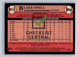2024 Topps Update '89 Topps Blake Snell #89US-32
