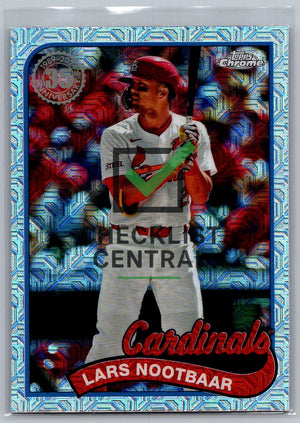 2024 Topps Update '89 Topps Silver Pack Chrome Lars Nootbaar #T89CU93