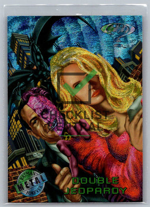 1995 Fleer Metal Batman Forever Double Jeopardy #53