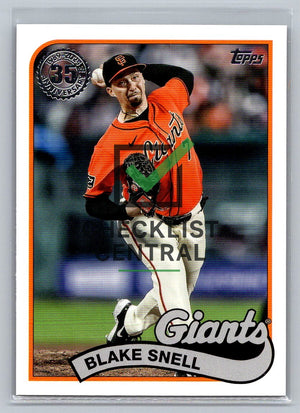 2024 Topps Update '89 Topps Blake Snell #89US-32
