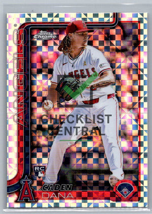 2025 Topps Chrome X-Fractors Caden Dana #245