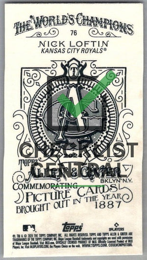 2024 Topps Allen & Ginter Mini A&G Back Nick Loftin #76