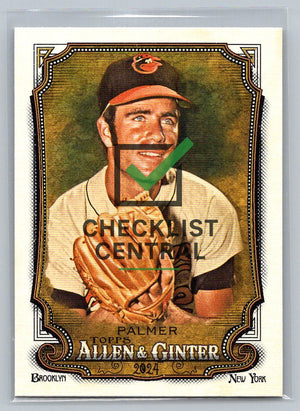 2024 Topps Allen & Ginter Jim Palmer #289
