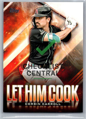 2024 Topps Update Let Him Cook Corbin Carroll #LHC-3