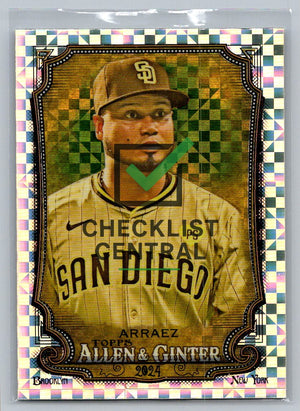 2024 Topps Allen & Ginter Xfractor Luis Arraez #63