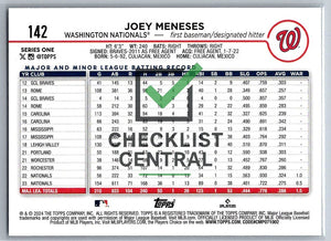 2024 Topps Joey Meneses #142