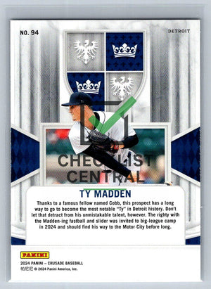 2024 Panini Crusade Silver Ty Madden #94