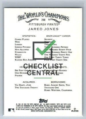 2024 Topps Allen & Ginter Jared Jones #298