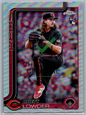 2025 Topps Chrome Refractors Rhett Lowder #147