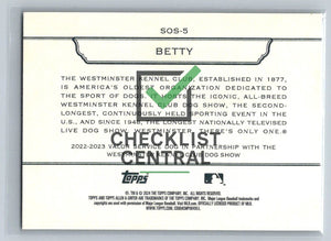 2024 Topps Allen & Ginter Westminster Stars of the Show Betty #SOS-5