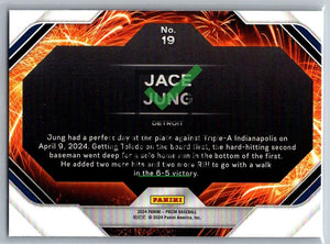 2024 Panini Prizm Fireworks Jace Jung #19