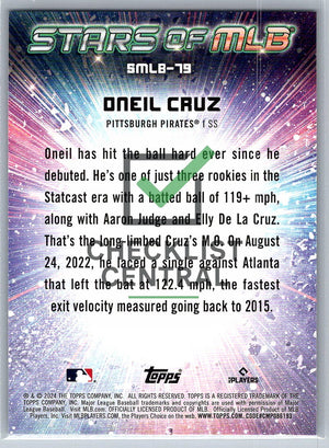 2024 Topps Stars of MLB Oneil Cruz #SMLB-79