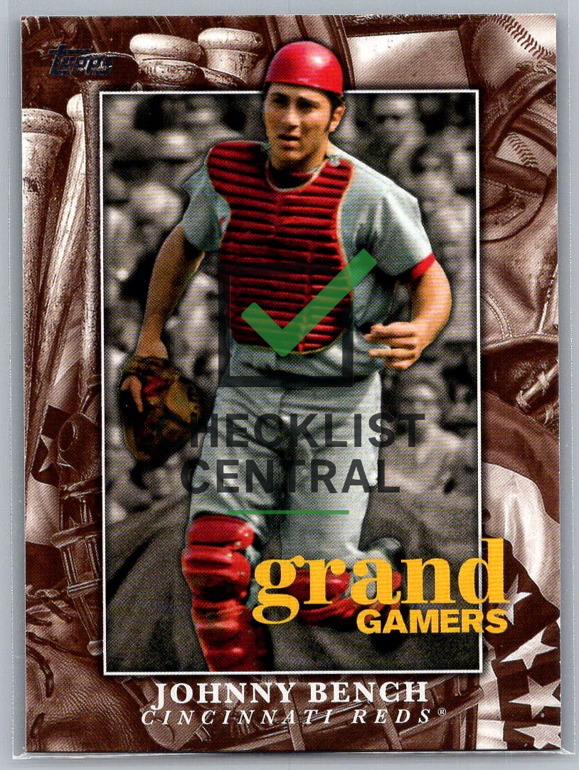 2024 Topps Grand Gamers Johnny Bench #GOG18