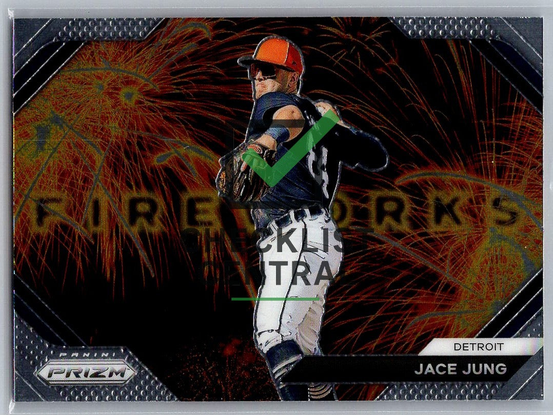2024 Panini Prizm Fireworks Jace Jung #19