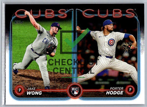 2024 Topps Update Porter Hodge & Jake Wong #US106 - Rookie Combos