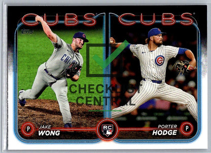 2024 Topps Update Porter Hodge & Jake Wong #US106 - Rookie Combos