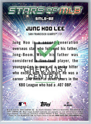 2024 Topps Stars of MLB Jung Hoo Lee #SMLB-82