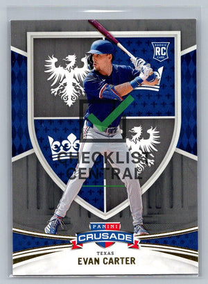2024 Panini Crusade Silver Evan Carter #96
