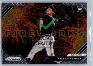 2024 Panini Prizm Fireworks Kyle Manzardo #12
