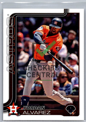 2025 Topps Yordan Alvarez #244