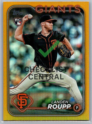 2024 Topps Update Gold Rainbow Foil Landen Roupp #US186