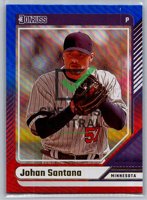 2024 Donruss Red and Blue Johan Santana #84