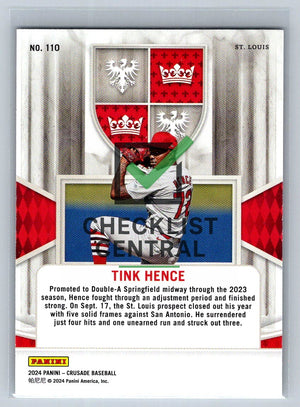 2024 Panini Crusade Silver Tink Hence #110