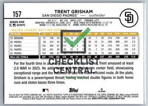2024 Topps Trent Grisham #157