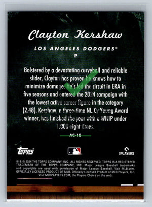 2024 Topps Update All-Class Clayton Kershaw #AC-18