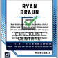 2024 Donruss Red and Blue Ryan Braun #86