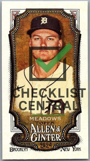 2024 Topps Allen & Ginter Mini A&G Back Parker Meadows #146
