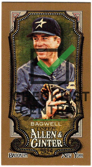 2024 Topps Allen & Ginter Mini Gold Border Jeff Bagwell #339