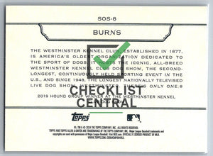 2024 Topps Allen & Ginter Westminster Stars of the Show Burns #SOS-8