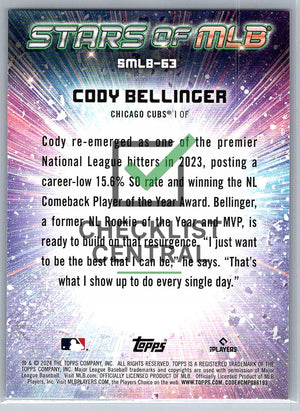 2024 Topps Stars of MLB Cody Bellinger #SMLB-63