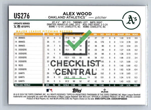 2024 Topps Update Royal Blue Alex Wood #US276