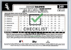 2025 Topps Brooks Baldwin #249 RC